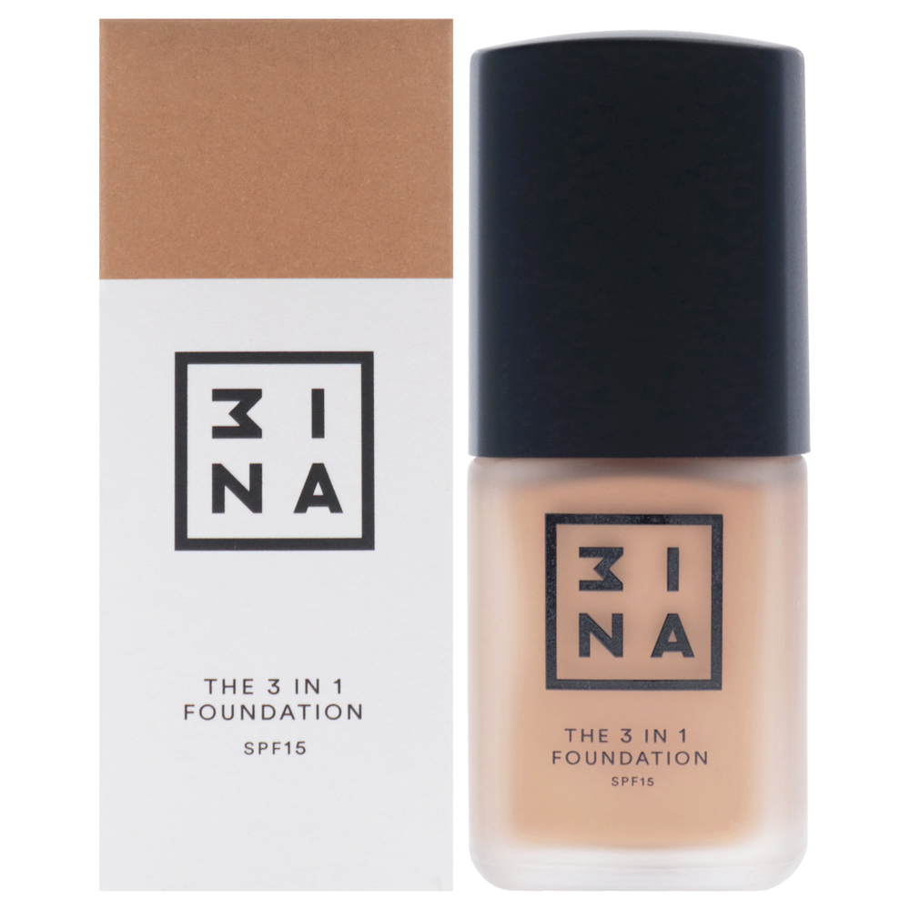 The 3-In-1 Foundation SPF 15 - 214 by 3Ina for Women - 1.01 oz Foundation